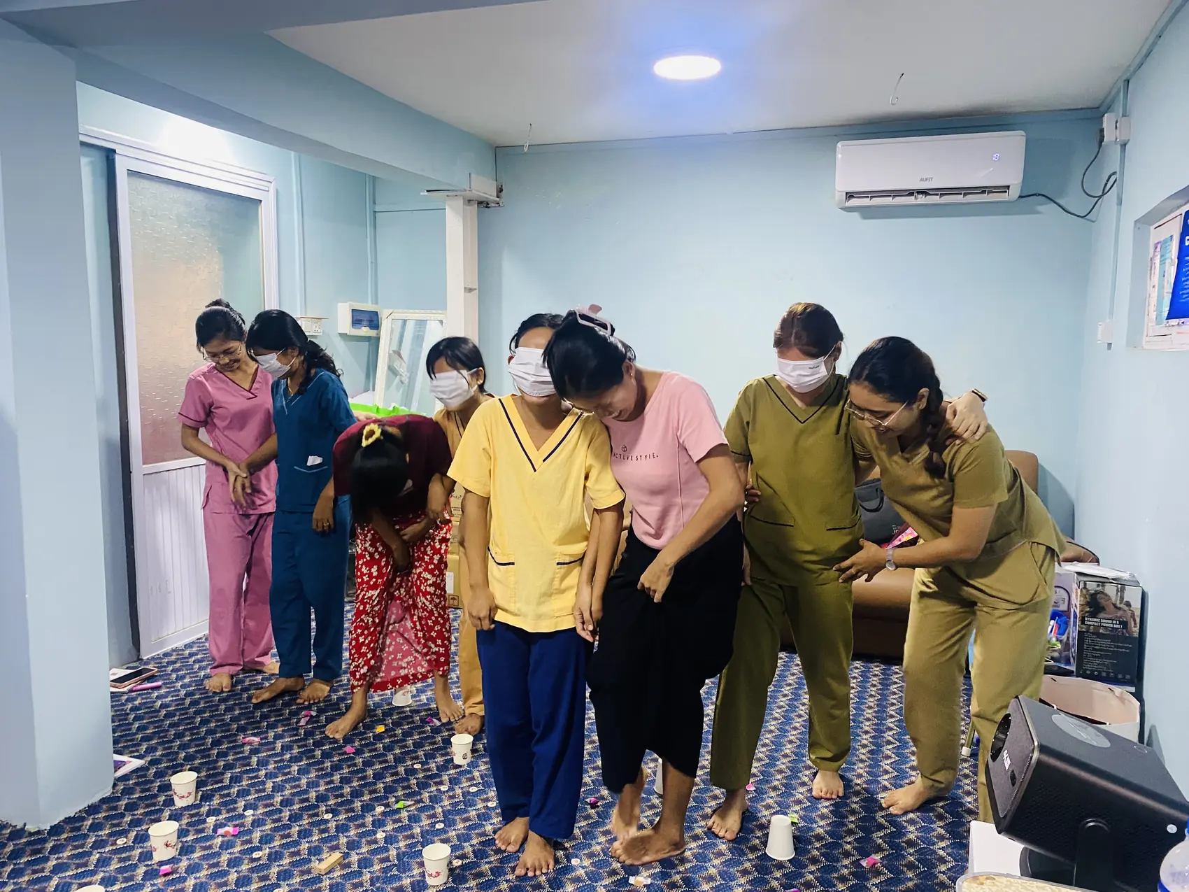 Participants at a New Heights training workshop in Myanmar