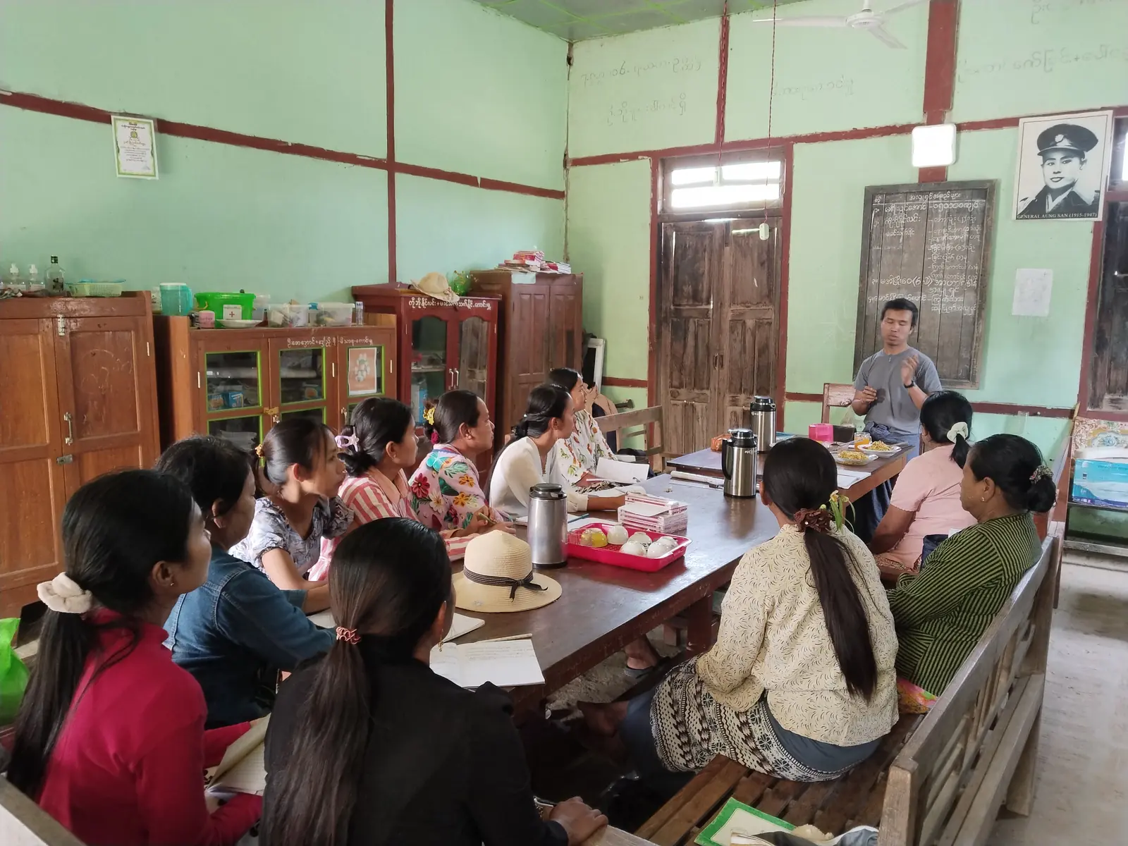 Community session in Myauk Si