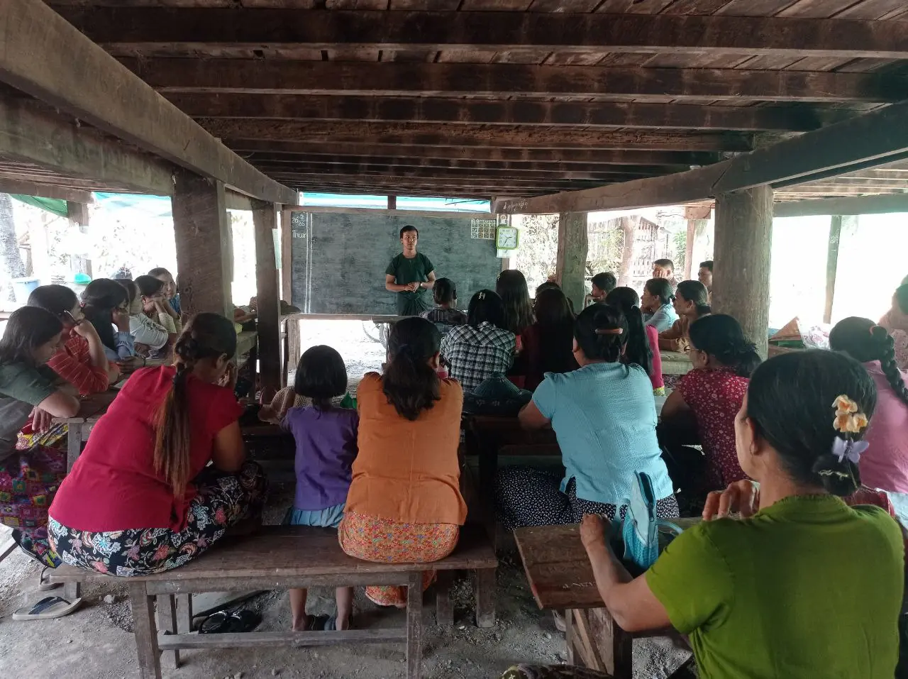 Community session in Kyaw Ywar, Chin Kin and Taung Si