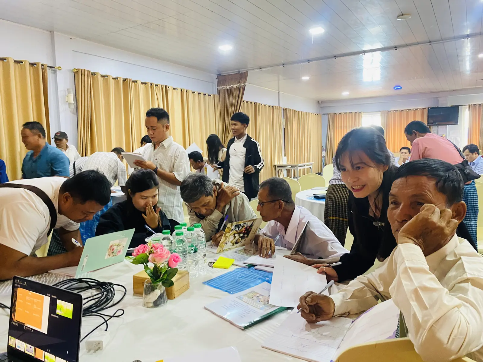 Young participants in a New Heights youth development session